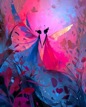 Like a Dream - Magical Fairies Art Print - 8"x10" Artwork for 11"x14" Frame
