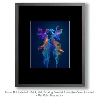 Mystical Meeting - Magical Fairies Art Print - 8"x10" Artwork for 11"x14" Frame