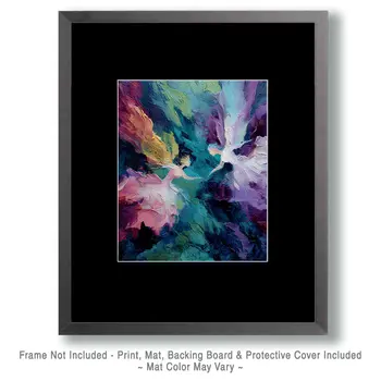 Friends Meet in the Mist - Magical Fairies Art Print - 8"x10" Artwork for 11"x14" Frame
