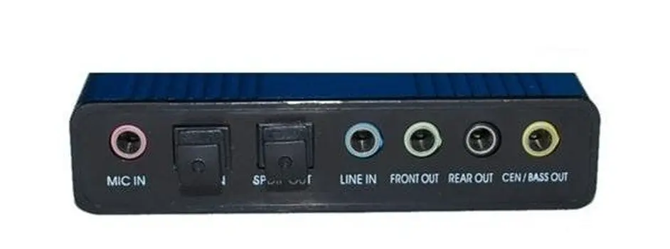 USB 5.1 hangkártya külső hangkártya 5.1 spdif