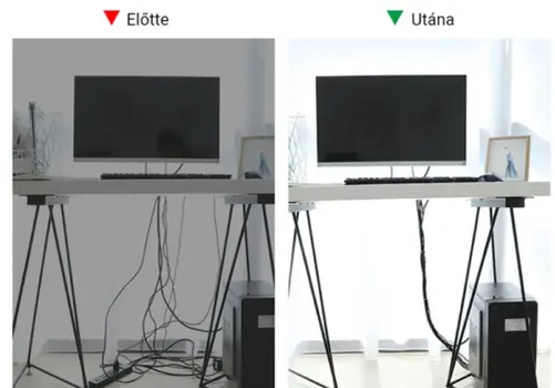Tépőzáras kábelrendező