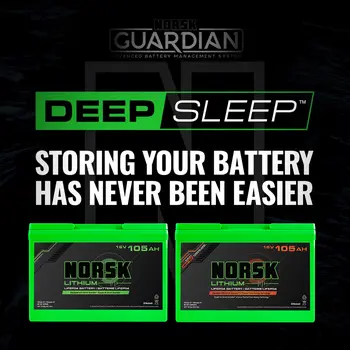 16V 105AH LiFePO4 Lithium Deep Cycle Battery