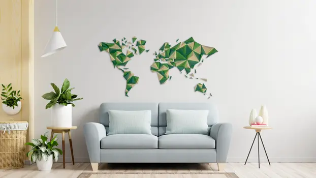 Carte du Monde - Nature