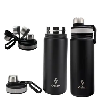Ozizo M59 22oz 650 ml Sport Insulated Bottle with Rotating Lid and Handle