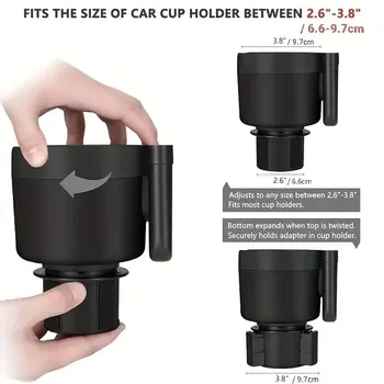 Enhance Your Car Experience with Our Adjustable Cup Holder Expander