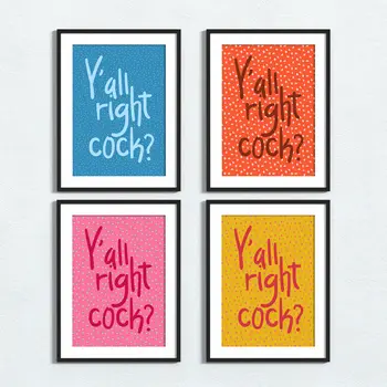 Y'all right cock? Manchester dialect and sayings print