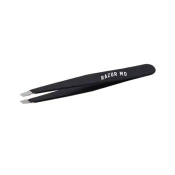 RAZOR MD Slanted Blackout TWEEZERS