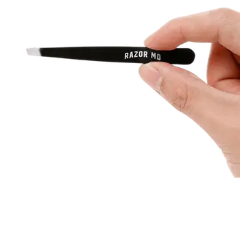 RAZOR MD Slanted Blackout TWEEZERS