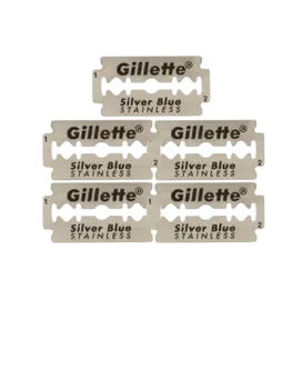 Gillette® Silver Blue Double Edge Safety Razor Blade - 100 Blades