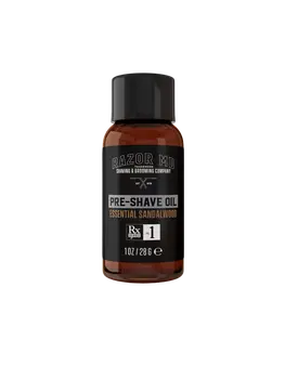 Pre-shave Oil Serum – Sandalwood Travel Size