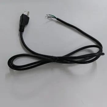 Grounded 3-Prong AC Power Cord – 5ft, 18AWG