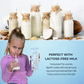 COCOA-BEAN CHOCOLATE 60 STRAW PACK MILK FLAVOR STRAWS