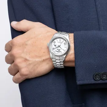 LOTUS WATCHES Mod. FREEDOM Day Date WHITE
