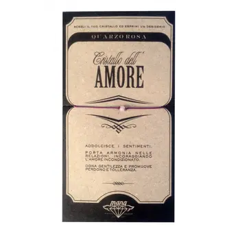 MANA Mod. QUARZOROSA/AMORE - 5pcs