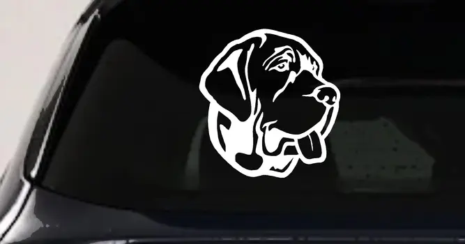 Mastiff Dog Vinyl Decal for Car Truck Window Sticker