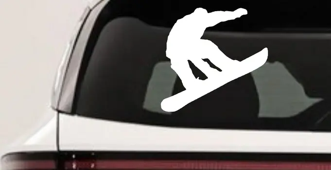Snowboarding Car Truck Window Decal Vinyl Sticker Auto Sport Graphic