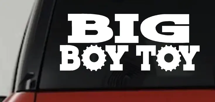 Big Boy Toy Off Road Decal Truck Car Window Vinyl Sticker