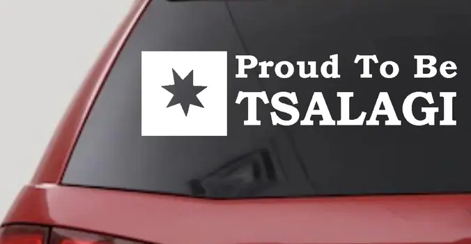 Proud Tsalagi Cherokee Decal for Car Truck Window Native American Sticker