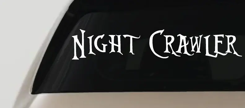 Night Crawler Car Truck Window Vinyl Decal Sticker