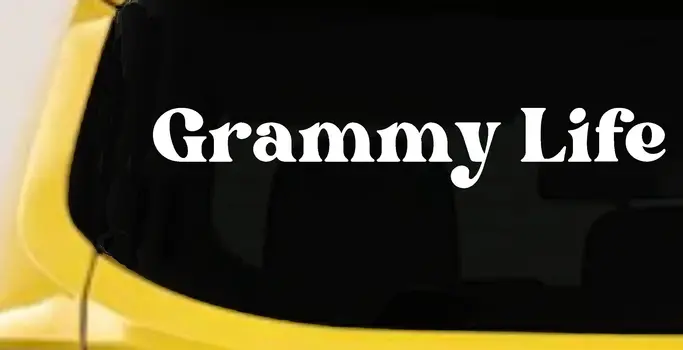 Grammy Life Car Truck Window Decal Sticker - Proud Grandma Vinyl