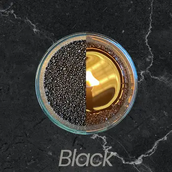 Black unscented Candle Sand 330g/0.73lbs