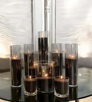 Black unscented Candle Sand 330g/0.73lbs