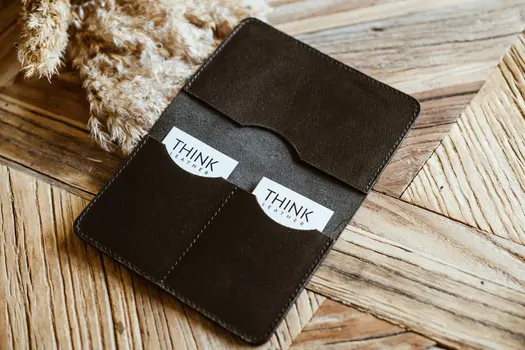 Black Passport Wallet