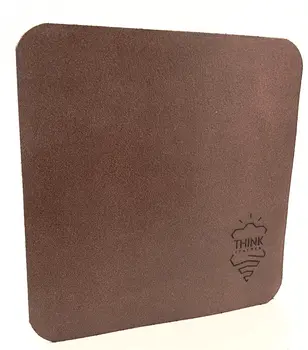 Dark brown mouse pad