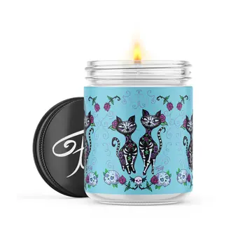 Sugar Skulls Cats