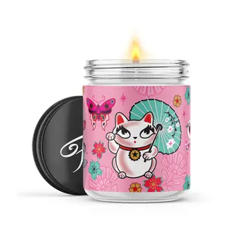 Lucky Kitty Pink