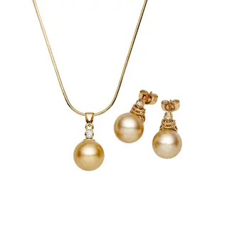 South Sea Gold Pearls Ashfield Set 12-13 mm AAA