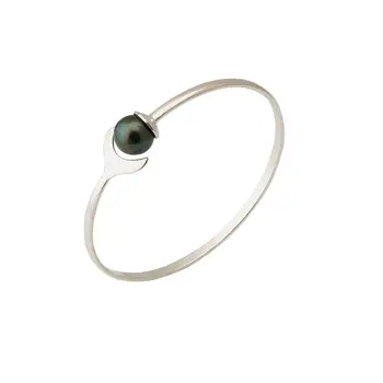 Tahitian Pearl 10.5-11.5 mm Adjustable Moon Bracelet