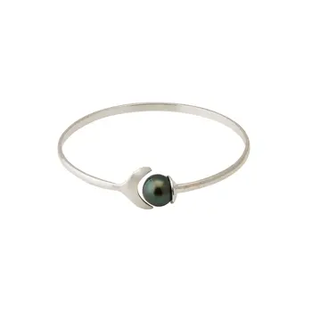 Tahitian Pearl 10.5-11.5 mm Adjustable Moon Bracelet