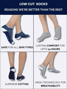 Stylish Ankle Socks for Men and Women Pack of 6 Pairs