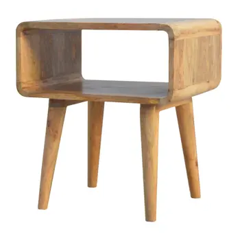 Curved Open nightstand