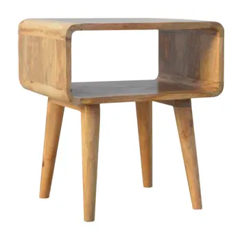 Curved Open nightstand