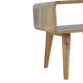 Curved Open nightstand