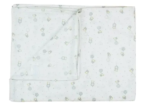 Baba paplanhuzat (90x135) szürke maci lufival