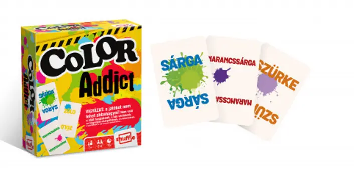 Kártya játék, Color Addict - Legyél te is színfüggõ!