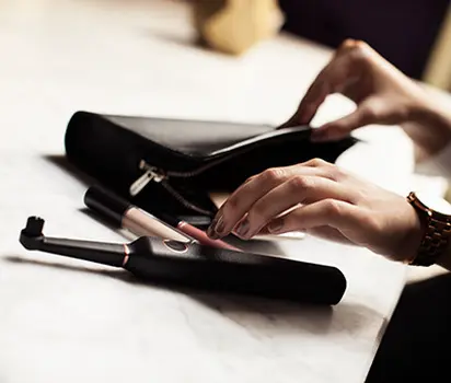 Bruzzoni exclusive toothbrush (black-rosegold)