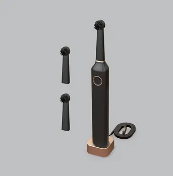 Bruzzoni exclusive toothbrush (black-rosegold)