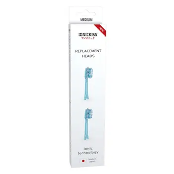 2db Ionic, Ionickiss fogkefe pótfej (medium, blue)