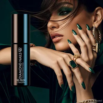 Gel Nail Polish - DN009 - Green Velvet