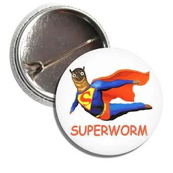 Button: SUPERWORM SUPER WORM