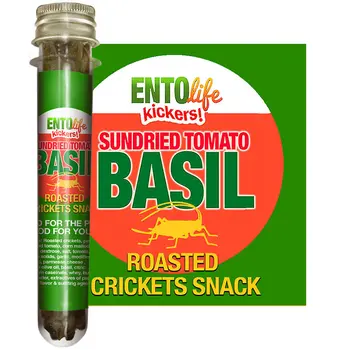 Mini-Kickers Set: Savory Flavored Roasted Cricket Snacks
