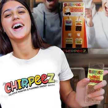 CHIRPEEZ FLAVORED CRICKET SNACKS
