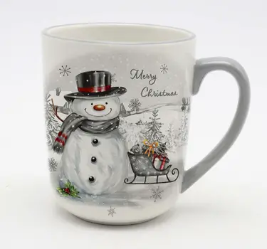 K. MUG SNOWMAN+SLED 500ML