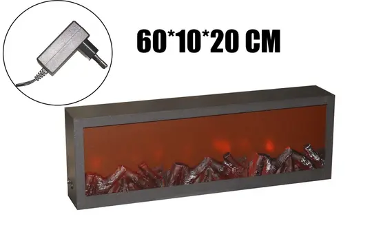 METAL FIREPLACE embers 60*10*20
