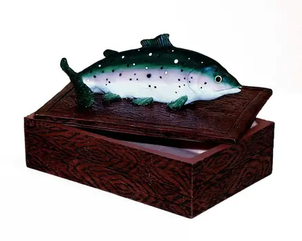 P. SALMON CIGAR BOX 16*10*9