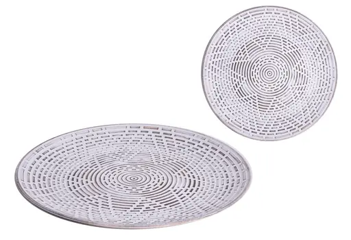 WOODEN BOWL ROUND WIDE DIA 40*4